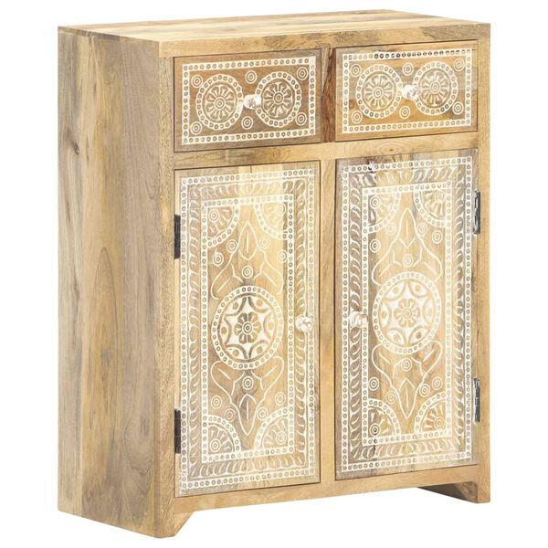 vidaXL Buffet 60x30x75 cm Bois de manguier massif
