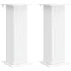 vidaXL Support de Plante 2 pcs Blanc 30,5 x 30 x 80,5 cm