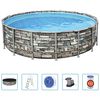 Bestway Ensemble de piscine Power Steel 488x122 cm