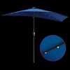 vidaXL Parasol de jardin Azur 294 x 150 x 223 cm Polyester et Acier