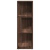 vidaXL Armoire d'angle Chêne marron 33x33x100 cm Bois d'ingénierie