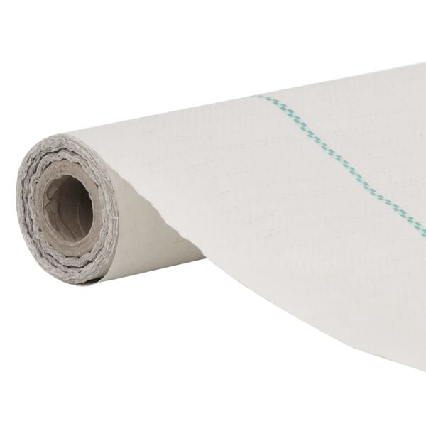 vidaXL Membrane anti-mauvaises herbes blanc 2x5 m PP