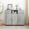 vidaXL Cabinet en Bois avec tiroir Gris Sonoma 88,5 x 30,5 x 73 cm