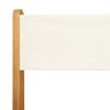 vidaXL Chaises de jardin pliantes lot de 4 tissu et bois massif
