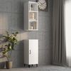 vidaXL Armoire murale Blanc brillant 34,5x32,5x90 cm Bois d'ing&eacute;nierie