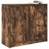 vidaXL Buffet ch&ecirc;ne fum&eacute; 85x34x76 cm bois d'ing&eacute;nierie