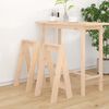 vidaXL Tabourets lot de 2 40x40x75 cm bois massif de pin