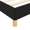 vidaXL Cadre de lit sans matelas noir 90x200 cm tissu