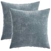 vidaXL Housse de coussin 2 pc HEERLEN Bleu clair 40 x 40 cm
