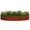 vidaXL Anneau de jardini&egrave;re 5 pcs Marron 120 x 120 x 20 cm