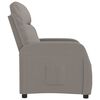 vidaXL Fauteuil inclinable Taupe Tissu