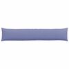 vidaXL Coussins de canapé 2 pcs Bleu 200 x 40 cm tissu