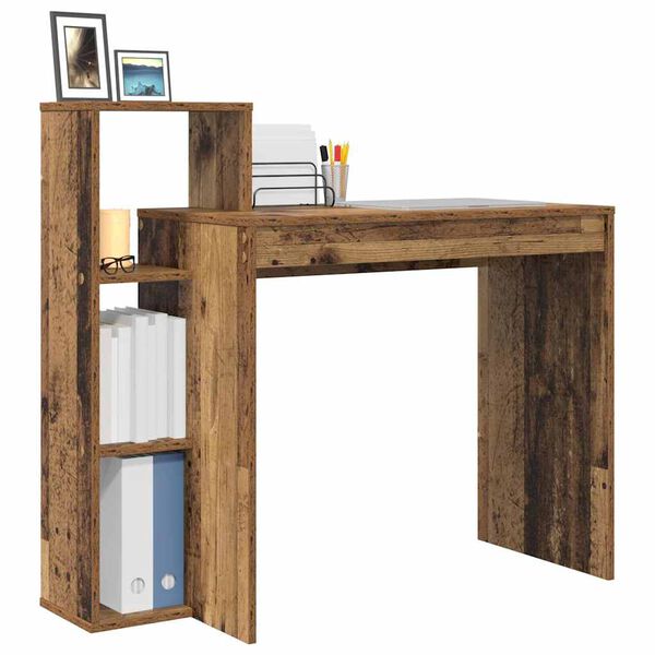 vidaXL Bureau Bois ancien 100 x 40 x 90 cm Bois d'ingénierie