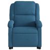 vidaXL Fauteuil inclinable &eacute;lectrique bleu velours