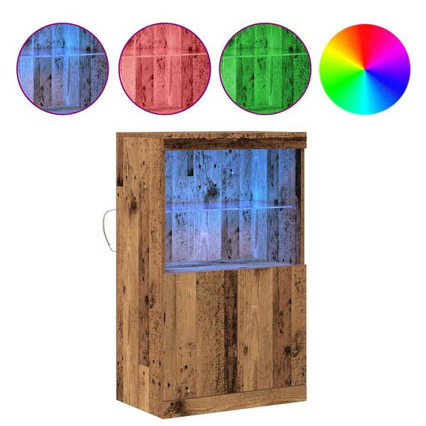 vidaXL Buffet Marron 60 x 37 x 100 cm Bois d'ingénierie