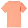 T-shirt pour enfants orange néon 92