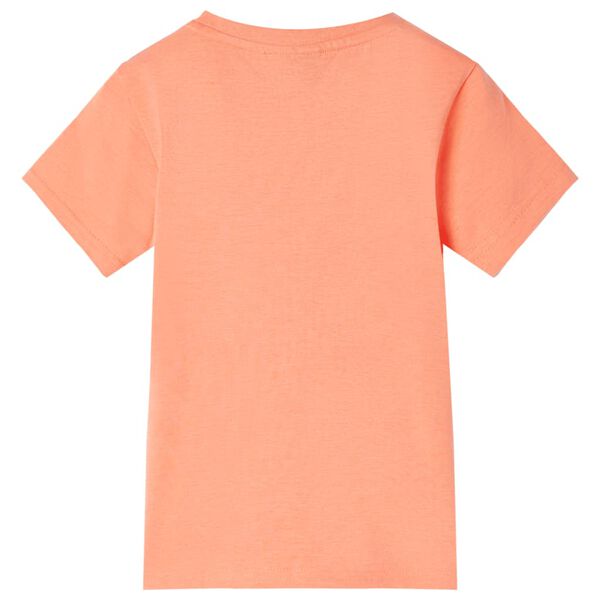 T-shirt pour enfants orange néon 92