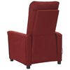 vidaXL Fauteuil de massage Rouge bordeaux Tissu