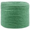 vidaXL Corde en Jute 12 mm Vert Jute 100% Tossa