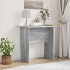 vidaXL Table console Gris Sonoma 93 x 40 x 75 cm Bois d'ing&eacute;nierie