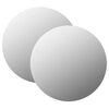 vidaXL Miroirs muraux 2 pcs 50 cm Rond Verre