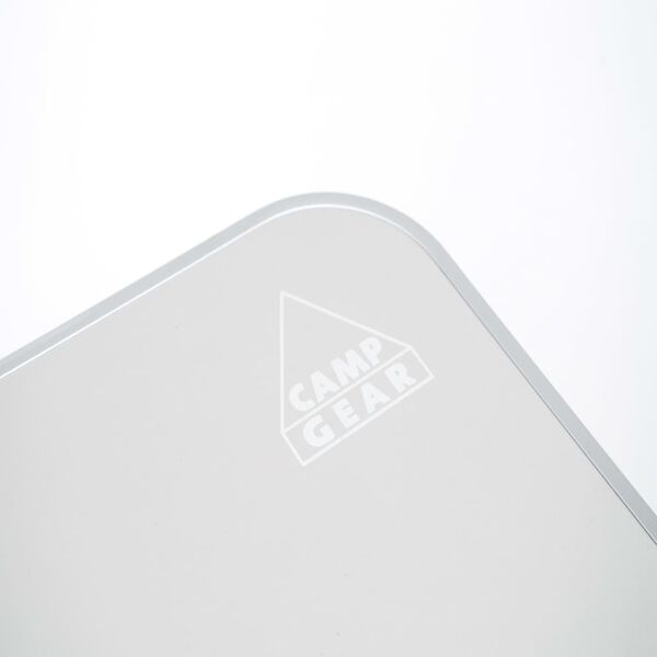 Camp Gear Table de camping pliable Gris Acier