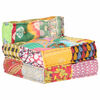 vidaXL Pouf modulaire Patchwork Tissu