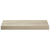 vidaXL &Eacute;tag&egrave;res murales flottantes 2 pcs ch&ecirc;ne 50x23x3,8 cm MDF