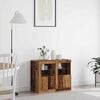 vidaXL Buffet LED 2 pcs Bois ancien 41 x 37 x 67 cm Bois d'ing&eacute;nierie