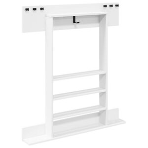vidaXL Support de queue de billard Bois d'ing&eacute;nierie 93 x 12 x 103 cm
