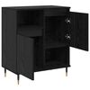 vidaXL Buffets 3 pcs Ch&ecirc;ne noir 180 x 35 x 70 cm Bois d'ing&eacute;nierie