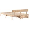 vidaXL Cadre de lit sans matelas 150x200 cm bois de pin massif