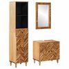 vidaXL Ensemble de Meubles de Salle de Bain 3 pc 62 x 33 x 58 cm