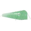 vidaXL Serre avec cadre en acier vert 44 m&sup2; 22x2x2 m