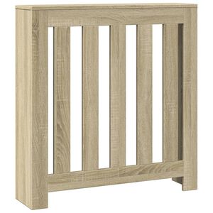 vidaXL Cache-radiateur chêne sonoma 78x20x82 cm bois d'ingénierie