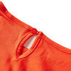 T-shirt enfants &agrave; manches longues orange fonc&eacute; 116