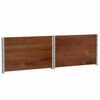 vidaXL Jardini&egrave;re marron 100x100 cm bois massif de pin