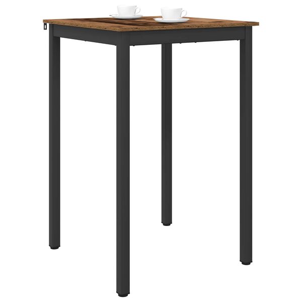 vidaXL Table de bar debout Bois d'ing&eacute;nierie