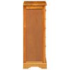 vidaXL Commode Naturel 45 x 35 x 100,5 cm Bois de Mahogany Massif