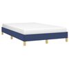 vidaXL Cadre de lit sans matelas bleu 120x190 cm tissu