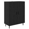 vidaXL Haut Armoire 2 pcs Ch&ecirc;ne noir Bois d'ing&eacute;nierie