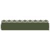 vidaXL Bordures de pelouse 30 pc 103 x 0,05 x 22 cm Acier Vert olive