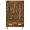 vidaXL Buffet haut Ch&ecirc;ne fum&eacute; 70x31x115 cm Bois d'ing&eacute;nierie
