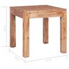 vidaXL Table basse 53x50x50 cm bois d'acajou massif