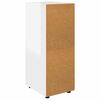 vidaXL Armoire de rangement Blanc brillant 40 x 48 x 105 cm