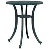 vidaXL Table de jardin vert &Oslash;48x53 cm aluminium coul&eacute;