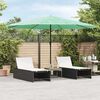 vidaXL Parasol de jardin avec m&acirc;t en acier vert 388x388x248 cm