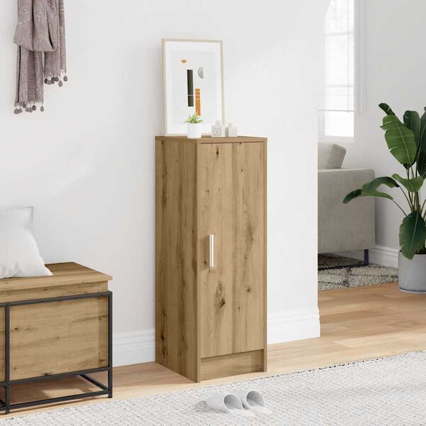 vidaXL Armoire à chaussures vieux bois 32x35x92 cm bois d'ingénierie