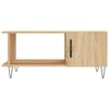 vidaXL Table basse ch&ecirc;ne sonoma 90x50x40 cm bois d'ing&eacute;nierie
