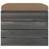 vidaXL Salon palette de jardin 4 pcs avec coussins bois de pin massif